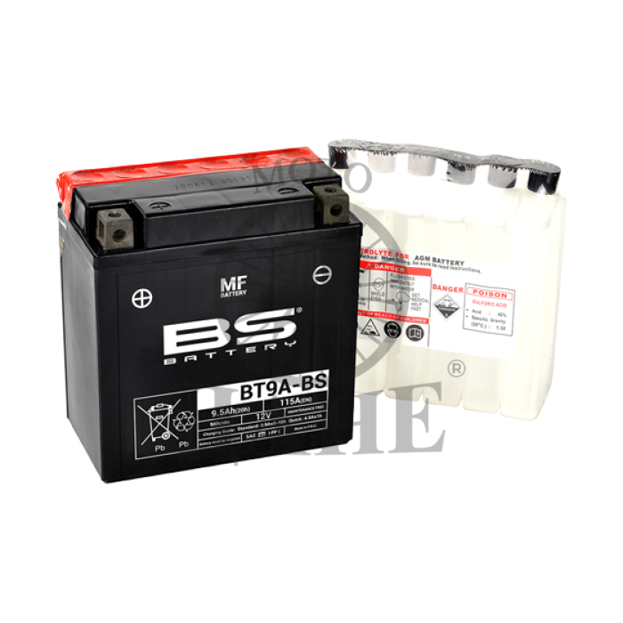 AKUMULATOR BS 12V 9AhGEL BT9A-BS 135X75X13