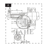 BENZIN.MOTOR 212CC HORIZONT RADIL 20mm