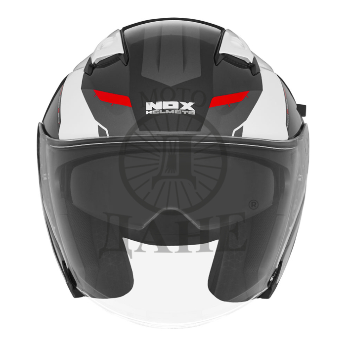 KACIGA NOX JET N130 KLINT BELO CRVENA S
