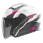 KACIGA NOX JET N130MYST ROZE BELA XS