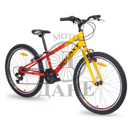 BICIKL GALAXY FOX 4,0 24″/7 CRVENA/NARANDŽA