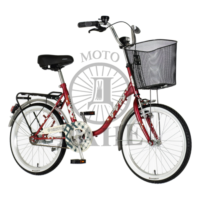 BICIKL VISTOR LOWLAND 20″ BORDO SIVI