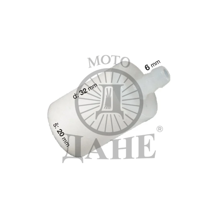 FILTER GORIVA POREX 6mm A061007