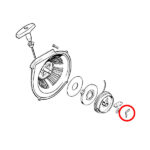 Osigurač cape dekle startera STIHL 070 MS 640 661 880 dvokraki