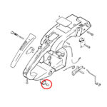 Šraf amortizera STIHL 030 031 032