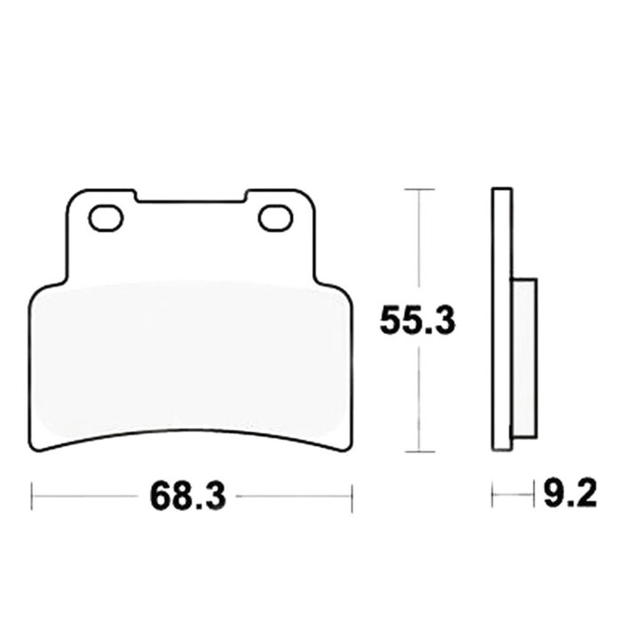 Disk pločice TRW MCB847SRM ( MAXI – SCOOTER SINTER )