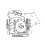 Dekla startera STIHL MS 171 181 211 kpl  THORP