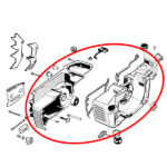 Kućište motora Husqvarna 61 268 272