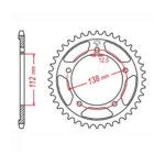 Lančanik zadnji JT JTR1316-45 (520) 45 zuba