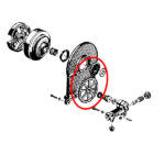 Zupčanici uljne pumpe Husqvarna 650 770 set