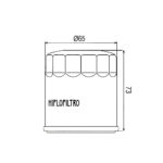 Filter ulja HF303C Hiflo hrom