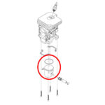 Klip Husqvarna 135 435 440 fi 41 mm bolcna 10 mm THORP
