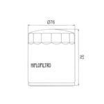 Filter ulja HF170C Hiflo hrom