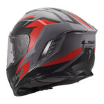 Kaciga LS2 Full Face FF818 STORM III DYNAMO sivo crvena