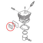 Dihtung auspuha Husqvarna 340 345 350