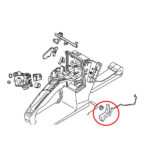Poluga gasa STIHL 024 026 028 034 036 038