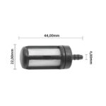 Filter goriva testere 4,0 mm crni širi THORP