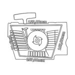 Dekla startera Husqvarna 340 345 350 kpl THORP