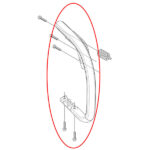 Cevasta ručka Husqvarna 445 450 THORP