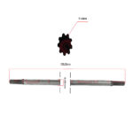 Kardan Kineski trimeri 9 nuteva fi 8 mm L 760 mm Einhell THORP