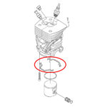Dihtung cilindra Husqvarna 455 460 461 THORP