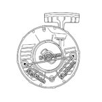 Dekla startera Husqvarna 125 THORP