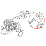 Štitnik za ruku kočnica STIHL 029 030 031 039 MS 290 310 390