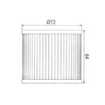 Filter ulja HF133 Hiflo