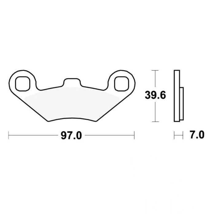 Disk pločice TRW MCB874SRM ( MAXI – SCOOTER SINTER )