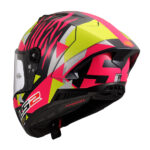 Kaciga LS2 Full Face FF805 THUNDER CARBON GP AERO REPLICA ALDEGUER žuto roza