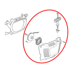 Dekla startera Husqvarna 340 345 350 kpl THORP