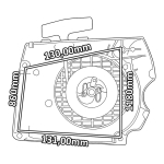 Dekla startera STIHL MS 341 361 kpl THORP