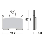 Disk pločice TRW MCB691SH ( SINTER )