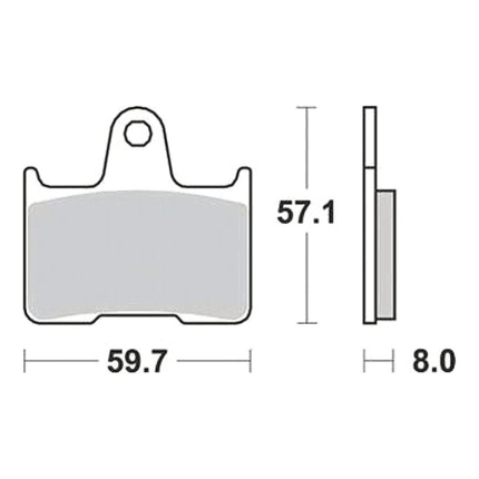 Disk pločice TRW MCB691SH ( SINTER )