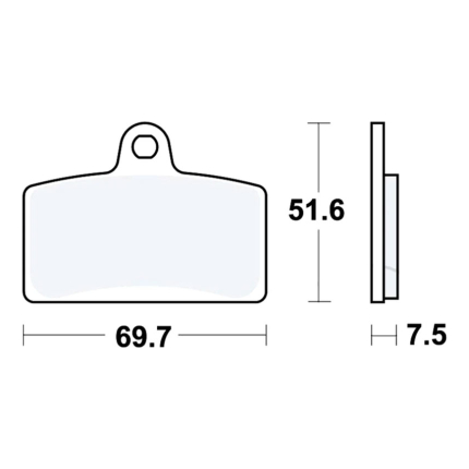 Disk pločice TRW MCB780 ( ORGANIC )