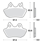 Disk pločice TRW MCB799SH ( SINTER )