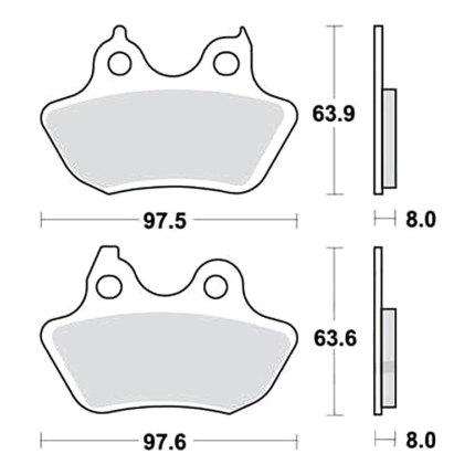 Disk pločice TRW MCB799SH ( SINTER )