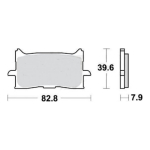 Disk pločice TRW MCB888SV ( SINTER )
