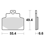 Disk pločice za motocikle TRW MCB886SRM ( MAXI – SCOOTER SINTER )