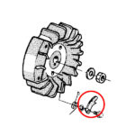 Capa dekle startera Husqvarna 61 66 281 288 THORP