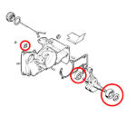 Ležajevi i semerinzi radilice STIHL 064 MS 640
