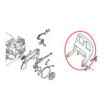 Štitnik za ruku kočnica STIHL 017 018 MS 170 180