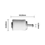 Filter goriva testere 4,5 mm metalni veliki THORP