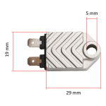 Elektronika mini sa dva izvoda THORP