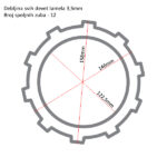 Lamele TRW MCC612-9 set