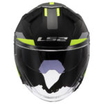 Kaciga LS2 Jet OF603 INFINITY II FOCUS crno žuta sa naočarima