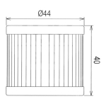 Filter ulja HF131 Hiflo