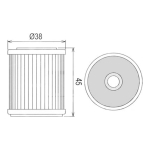 Filter ulja HF142 Hiflo