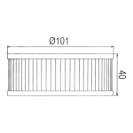 Filter ulja HF146 Hiflo
