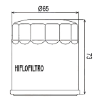 Filter ulja HF303C Hiflo hrom
